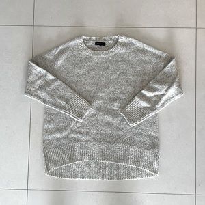 3/$30 ASOS women’s Heather grey/ Oatmeal oversized rib sweater size Small